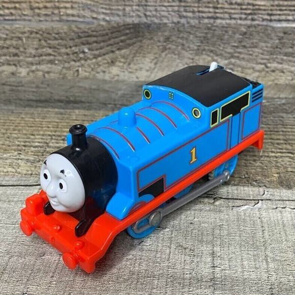 Thomas The Tank Engine Trackmaster 2013 Mattel Train #1 Blue Motorized Works - Picture 1 of 9